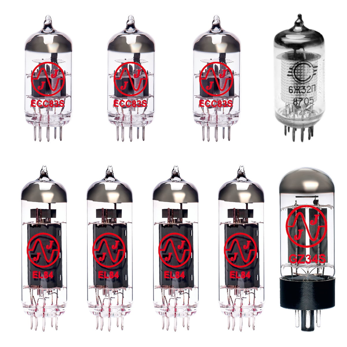 Ersatzröhren-Set für Vox AC30 H2 Verstärker